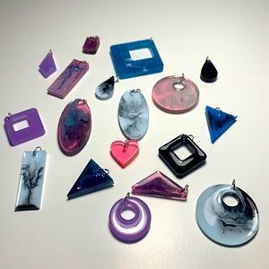 Hand made resin key chain